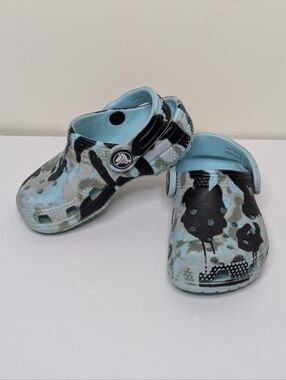 Crocs Camouflage Camo Water Shoe Sandal 6T